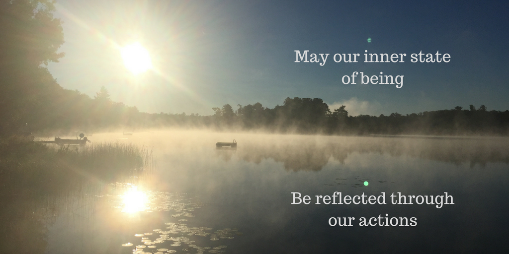 Reflections on the water